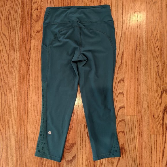 Lululemon Ready To Race Crop 6 Deep Cove 21" Lulu - Picture 1 of 8